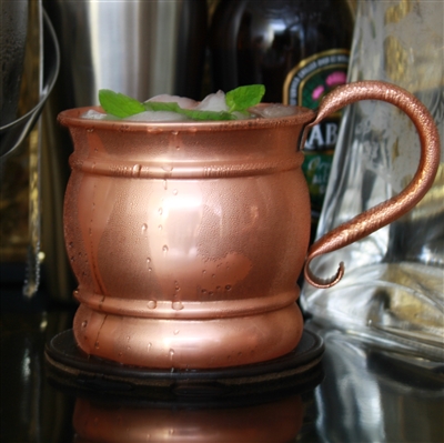 Vintage Solid Copper Moscow Mule Mug Set